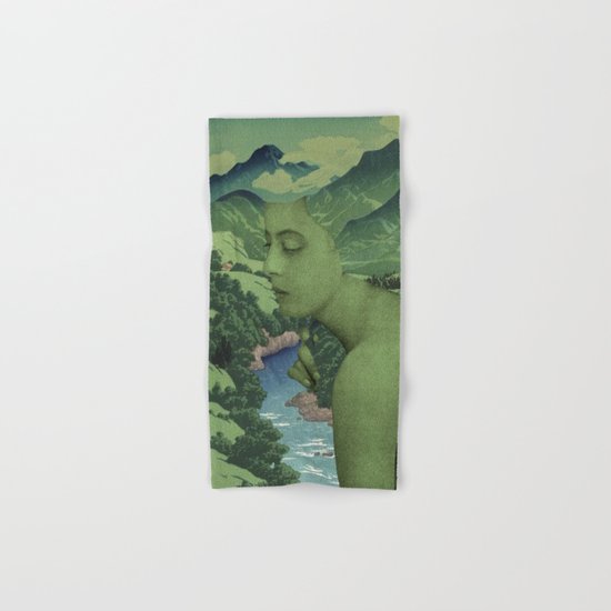 GREEN JEAN Hand & Bath Towel