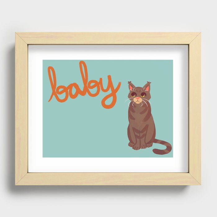 Baby Recessed Framed Print