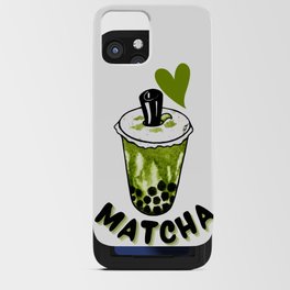 Heart Matcha iPhone Card Case