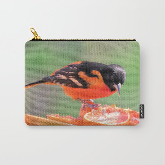 Orange Juice for Breakfast (Baltimore Oriole) Carry-All Pouch