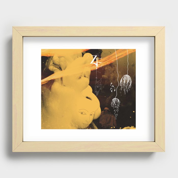 Smoke mystery Recessed Framed Print