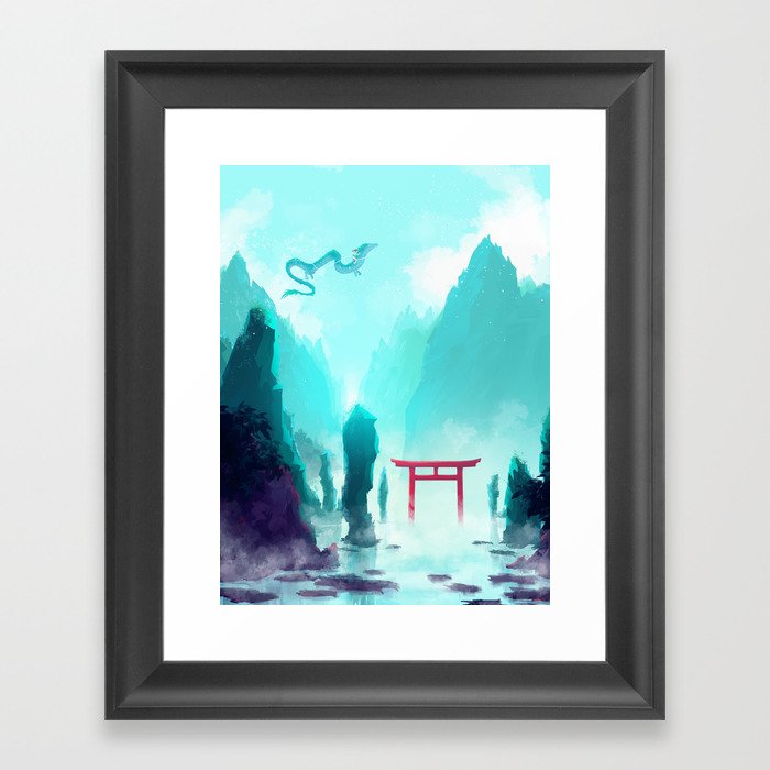 Spirited Away Framed Art Print
