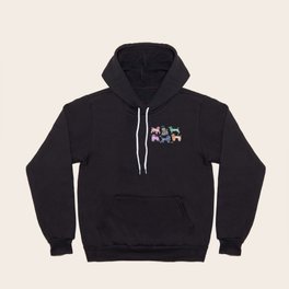 Poodles by Veronique de Jong Hoody