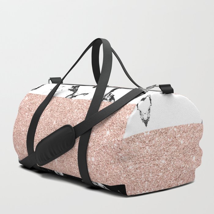 it black and rose gold suitcase medium