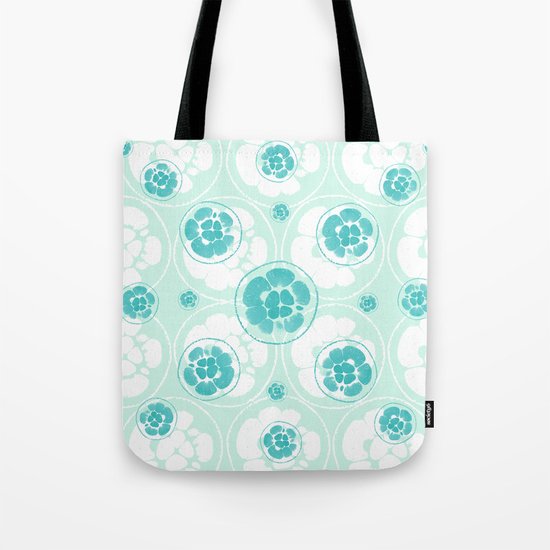 Green Lemon Pattern Tote Bag