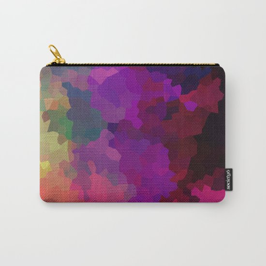 Multicolored abstract pattern . A firework of colors . Carry-All Pouch