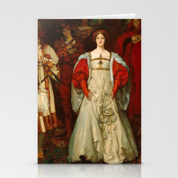 Who Is Sylvia, What Is She, That All the Swains Commend Her, 1896-1900 by Edwin Austin Abbey Stationery Cards