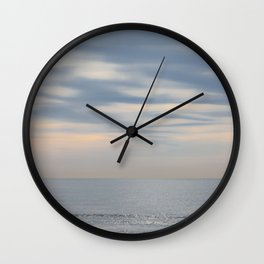 Morning at the ocean Wall Clock