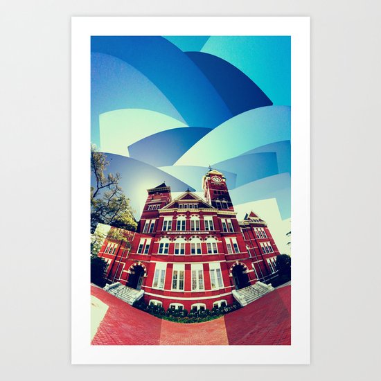 Samford Hall Art Print
