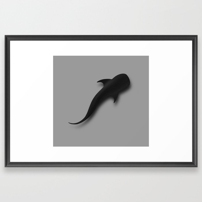 Whale Shark Framed Art Print