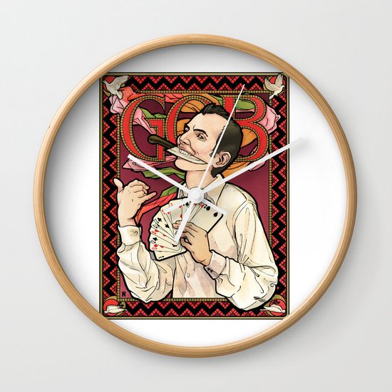 GOB Nouveau Wall Clock