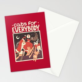 Cats for Everybody Stationery Card