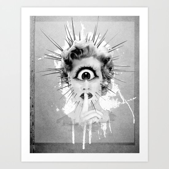 Shhh… Redux Art Print