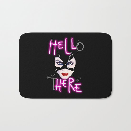 Hell Here! Catwoman Bath Mat