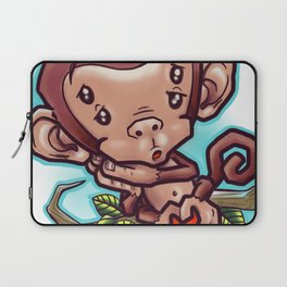 Four-Eyed Monkey Laptop Sleeve