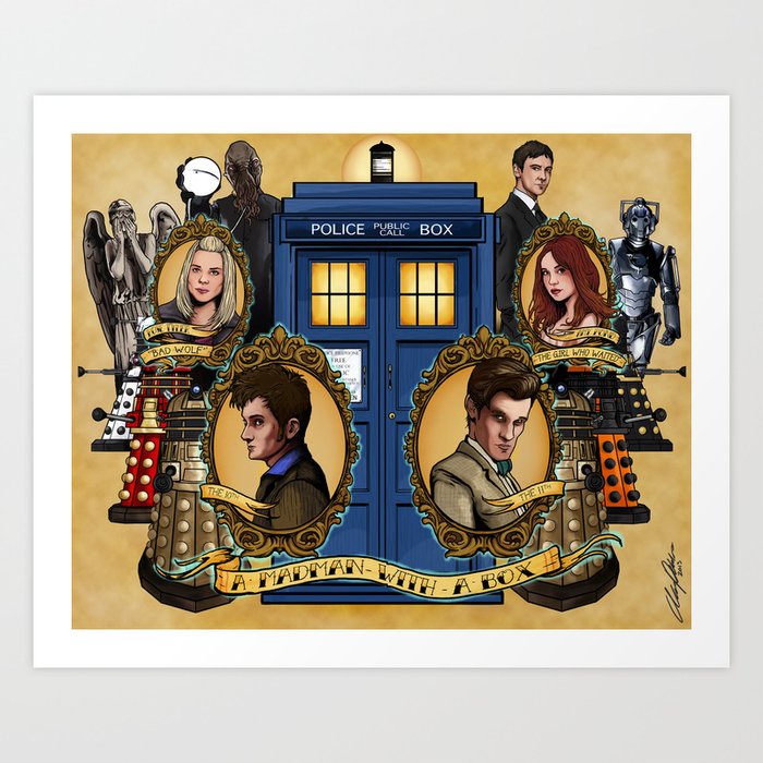 The New Who Art Print