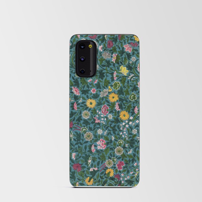 Green Botanical Pattern Android Card Case