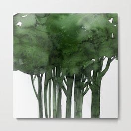Tree Impressions No.1C by Kathy Morton Stanion Metal Print