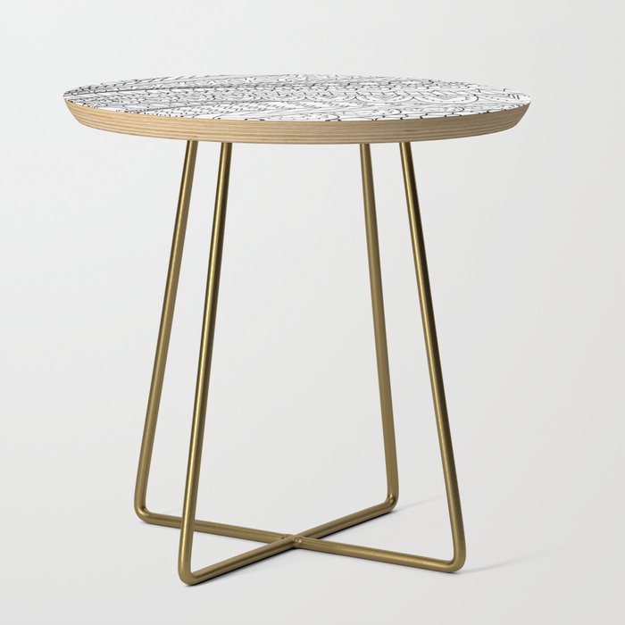 abstract lines Side Table