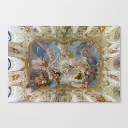Renaissance Painting The Harmony between Religion and Science Canvas Print