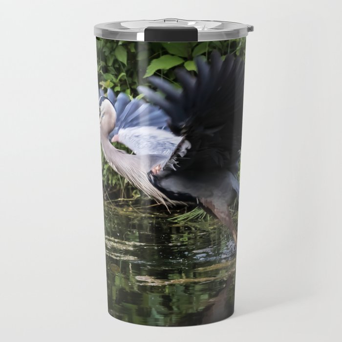 Heron Take-off Travel Mug