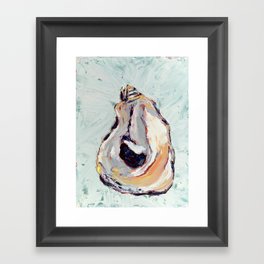 Oyster shell Framed Art Print