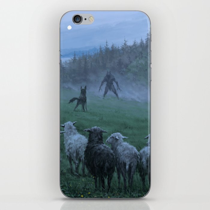 Shepherd and his faithful dog iPhone Skin