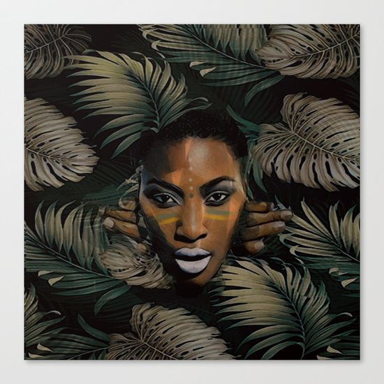 In the jungle Canvas Print