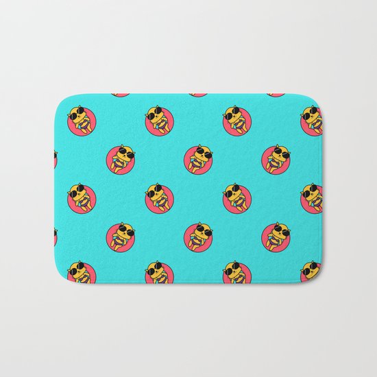 Summer Kitty Bath Mat
