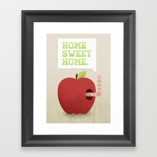 Home Sweet Home Framed Art Print