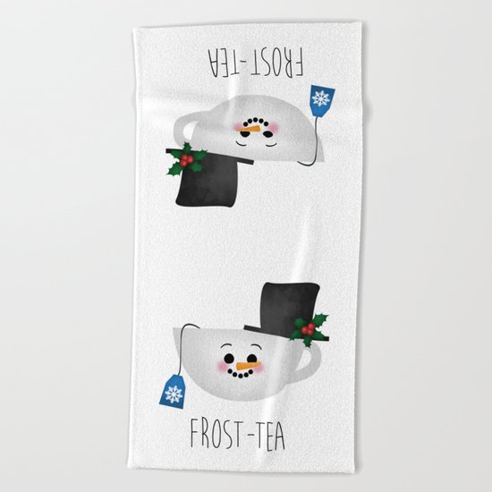 Frost-tea Beach Towel