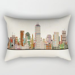 indianapolis indiana skyline Rectangular Pillow