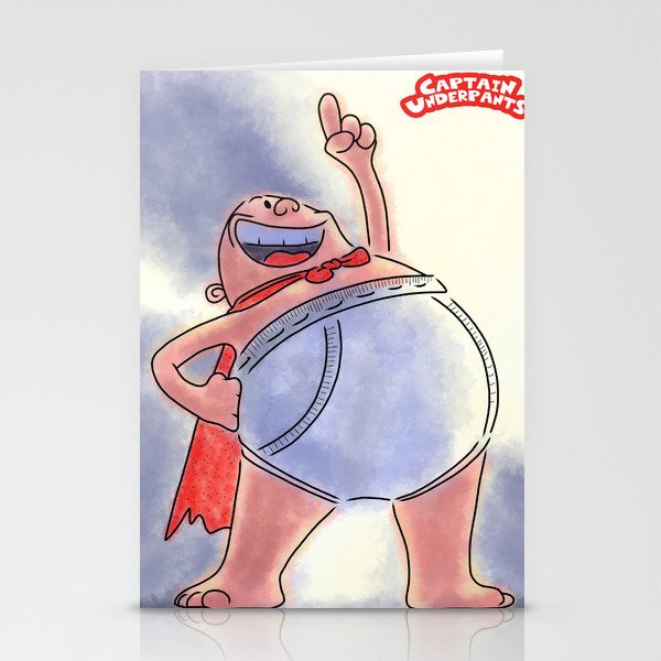 Captain Underpants Stationery Cards