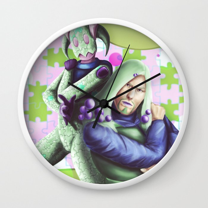 Jojolion King Nothing Norisuke Higashikata Wall Clock By Chooone Society6