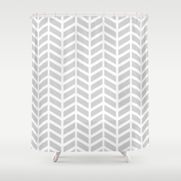 Gray White Chevron Shower Curtain By, Navy Chevron Shower Curtain