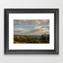 Shenandoah Skyline Drive Framed Art Print