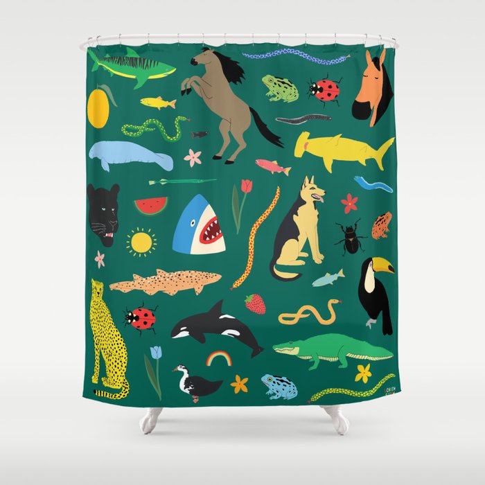 Lawn Party Shower Curtain