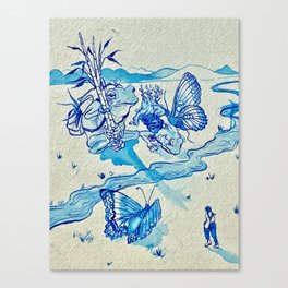 Crossing the Stream of the Subconscious Canvas Print
