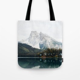 Lake in Canada Rocky Mountains Alberta British Columbia Tote Bag