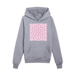 Barely Pink Pattern Kids Pullover Hoodies