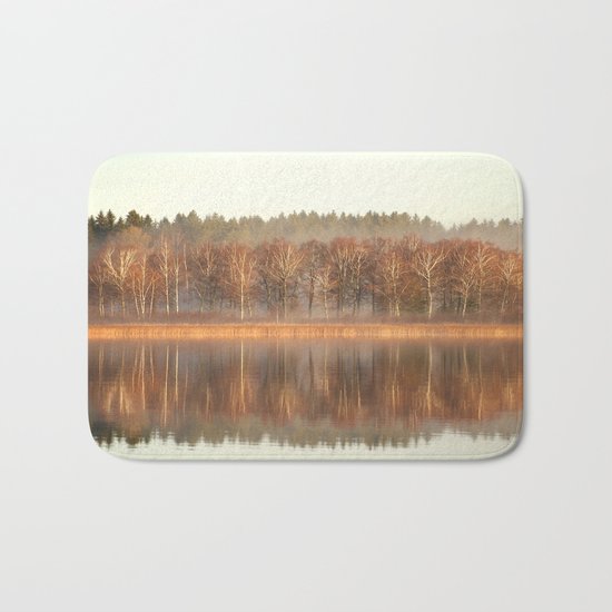Foggy Reflection Bath Mat