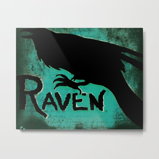 Raven Metal Print