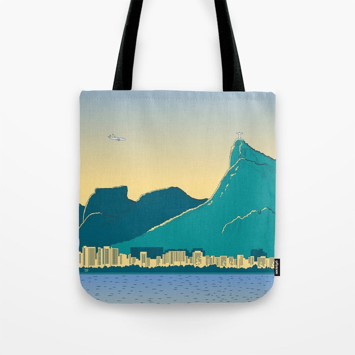 Rio's Landscape / Green Tote Bag