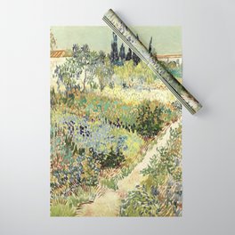 Vincent Van Gogh : Garden at Arles Wrapping Paper