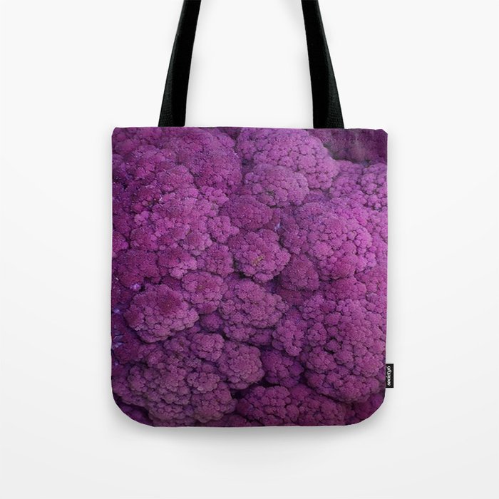 Purple Cauliflower Tote Bag