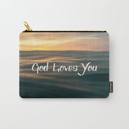 God Loves You - Version 2 Carry-All Pouch