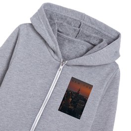 New York City Manhattan skyline Kids Zip Hoodie