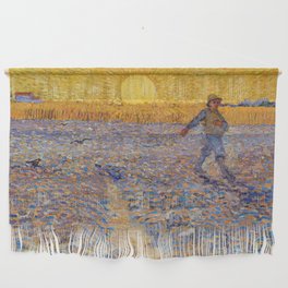 Vincent van Gogh - Sower with Setting Sun Wall Hanging