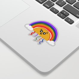 Rainbow Taco Sticker