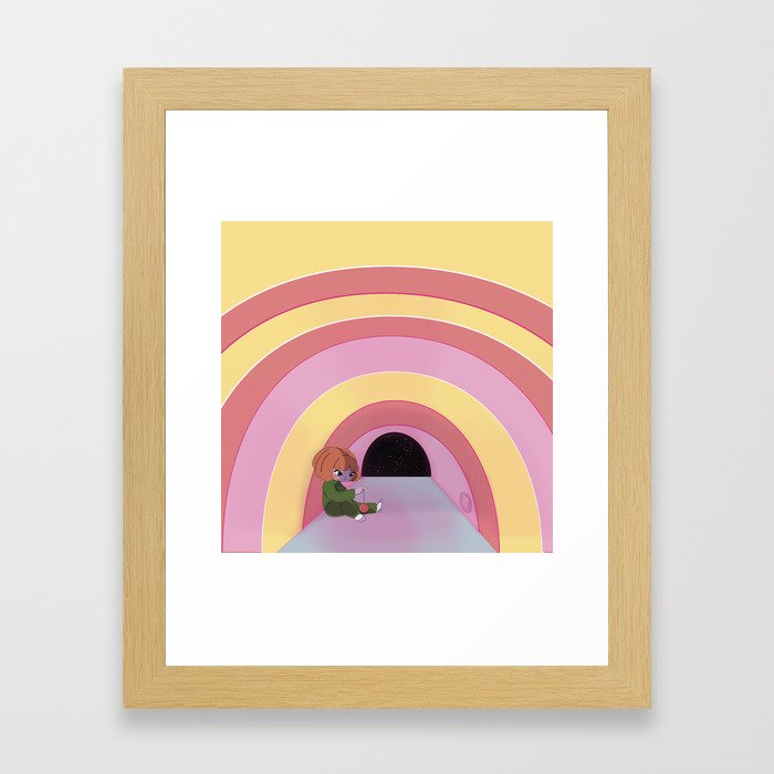 rainbow room Framed Art Print